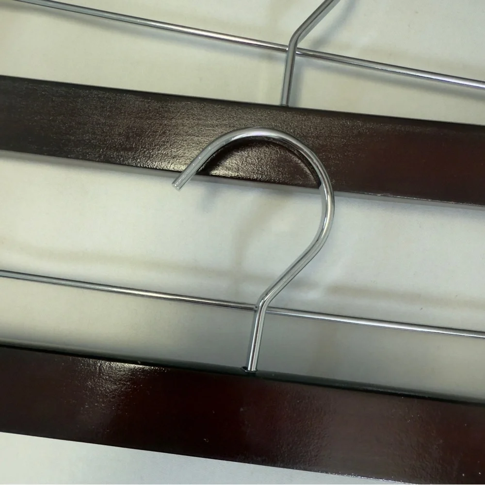 TOPIA HANGER Wooden/Metal Pants Hangers